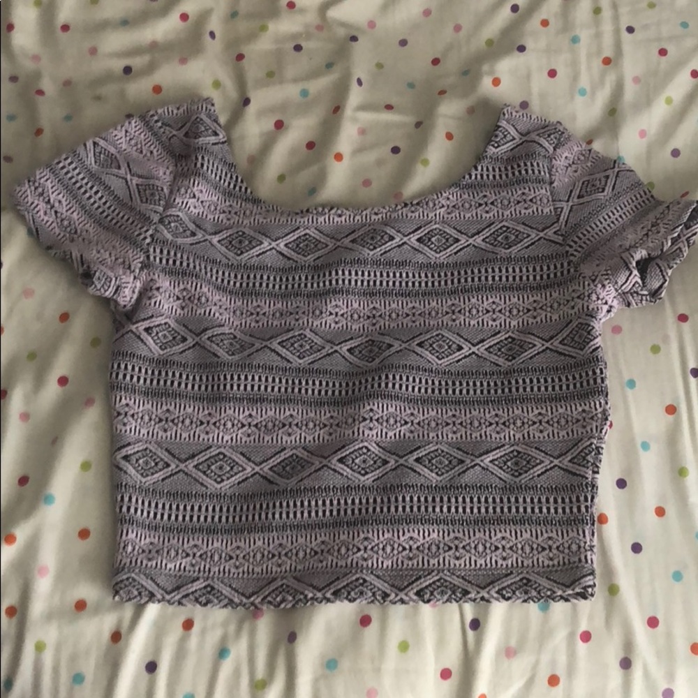 Knit crop top